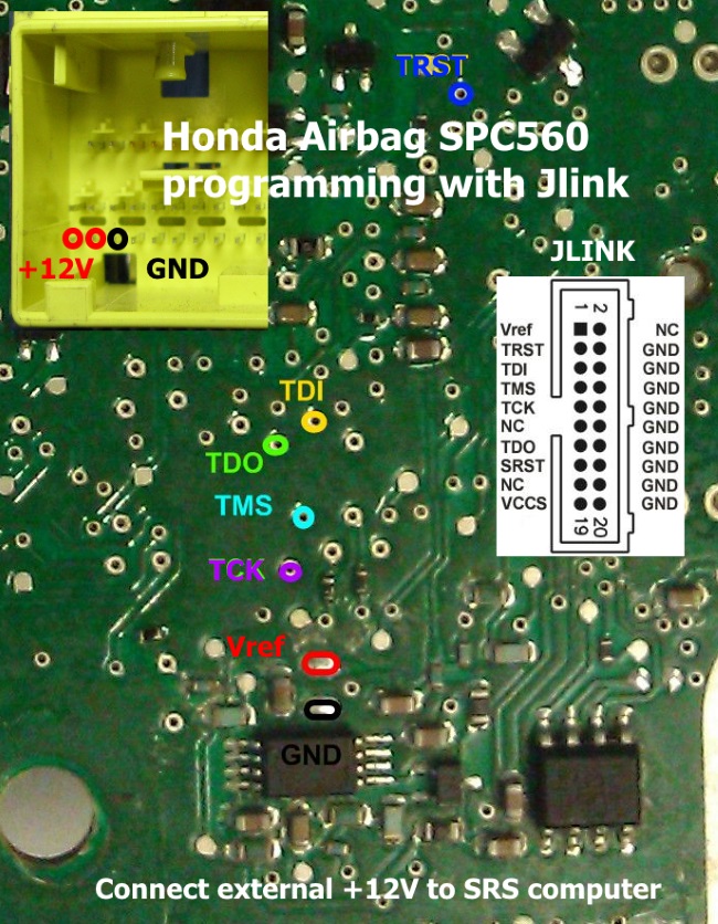 Honda SPC560P50 pinout